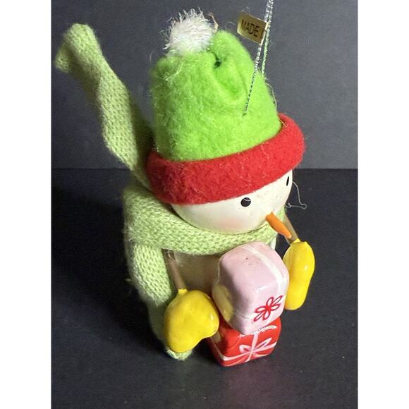 St Nicholas Square Merry Merry Snowman XL Christmas Ornament Holiday Decor 5” - Picture 2 of 7